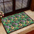 Hawaii Hibiscus And Plumeria Green Hawaii Door Mat Door Mat Black - Polynesian Pride