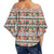 Hawaii Hibiscus Ethnic Mix Tropical Flower Women's Off Shoulder Wrap Waist Top - AH - Polynesian Pride