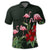 Hawaii Hibiscus Flamingo Polo Shirt - Polynesian Pride