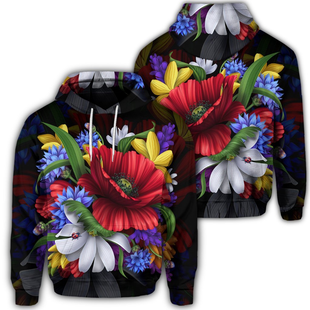 Hawaiian Hibiscus Flower Beautiful Hoodie Unisex Art - Polynesian Pride