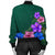 Hawaii Hibiscus Origin Bomber Jacket - AH - Polynesian Pride