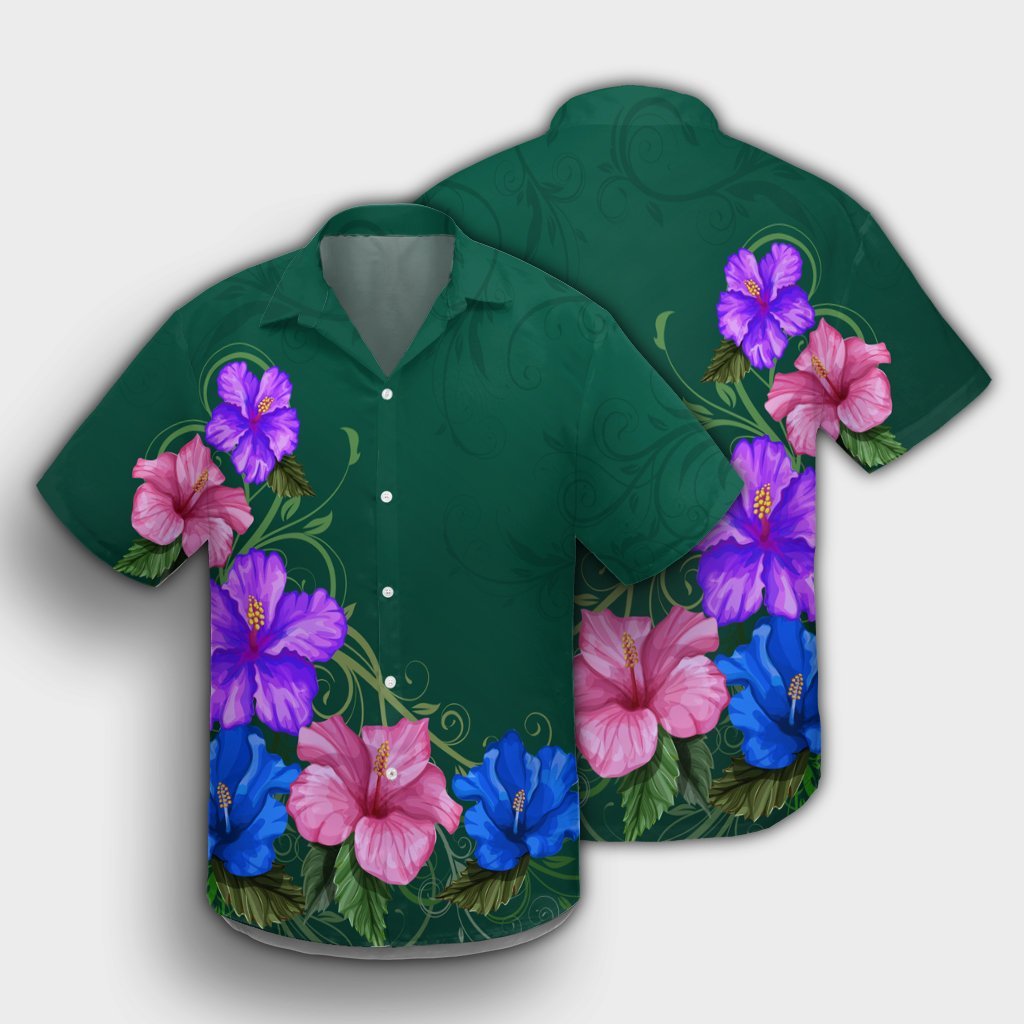 Hawaii Hibiscus Origin Hawaiian Shirt - AH - Polynesian Pride