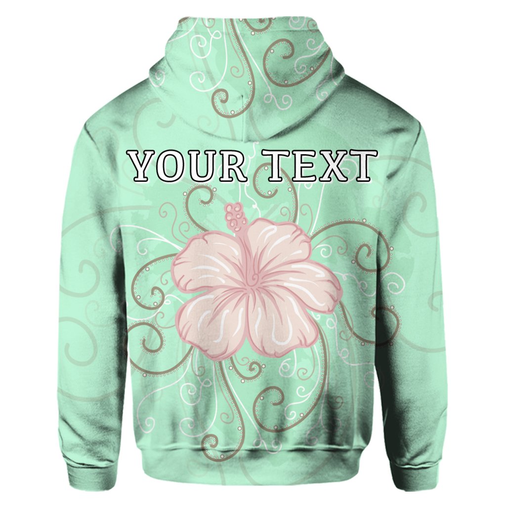 Custom Hawaii Hibiscus Pastel Hoodie - Polynesian Pride