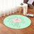 Hawaii Hibiscus Pastel Round Carpet - AH - Polynesian Pride