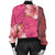 Hawaii Hibiscus Pattern Bomber Jacket - AH - Polynesian Pride