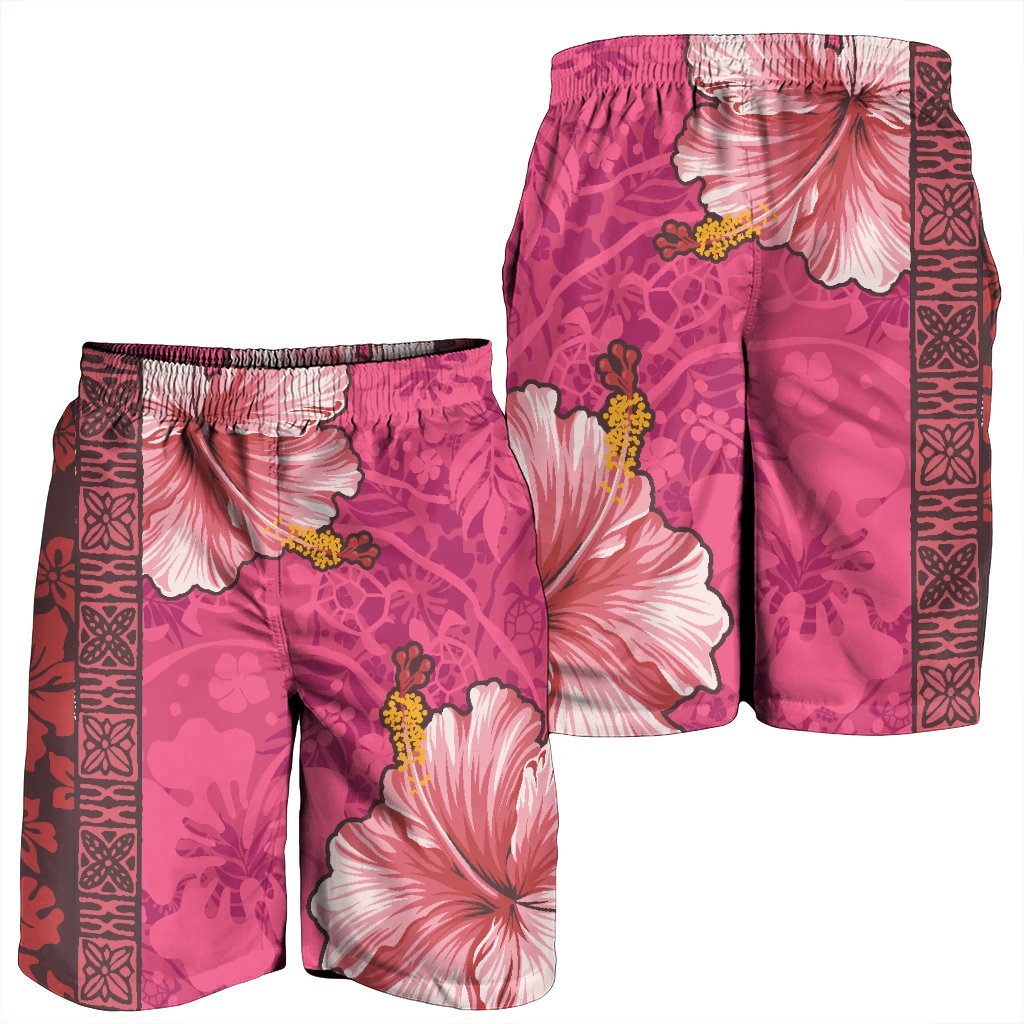 Hawaii Hibiscus Pattern Men's Shorts - AH - Polynesian Pride