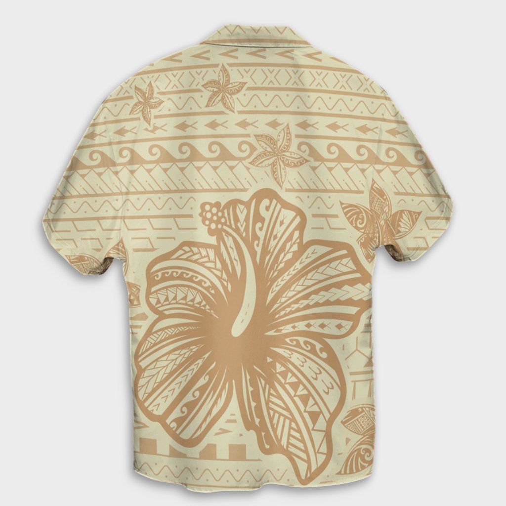 Hawaii Hibiscus Plumeria Kanaka Polynesian Vintage Hawaiian Shirt - AH - Polynesian Pride
