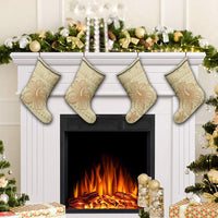 Hawaii Hibiscus Plumeria Kanaka Polynesian Vintage Christmas Stocking - AH - Polynesian Pride