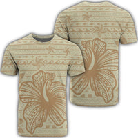 Hawaii Hibiscus Plumeria Kanaka Polynesian Vintage T Shirt Unisex Black - Polynesian Pride