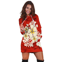 Hawaii Hibiscus Polynesian Hoodie Dress - AH - Polynesian Pride