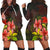 Hawaii Hibiscus Tree Hoodie Dress - AH Black - Polynesian Pride