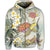 Hawaii Honu Chibi Sea Plumeria Zip Hoodie - Polynesian Pride