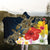 Hawaii Honu Hibiscus Galaxy Hooded Blanket - AH - Polynesian Pride