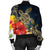 Hawaii Honu Hibiscus Galaxy Bomber Jacket - AH - Polynesian Pride