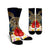 Hawaii Honu Hibiscus Galaxy Crew Socks - AH Crew Socks White - Polynesian Pride