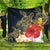 Hawaii Honu Hibiscus Galaxy Premium Quilts - AH Black - Polynesian Pride