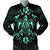 Hawaii Honu Turtle Dolphin With Plumeria Bomber Jacket - AH Black Unisex - Polynesian Pride