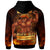 Hawaii Zip up Hoodie The Fire Knife Dance - Polynesian Pride