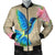 Hawaii Humming Bird Hibiscus Polynesian Bomber Jacket - AH Black Unisex - Polynesian Pride