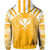 Hawaii Kanaka Football Jersey Polynesian Hoodie Yellow & White Victor Style - Polynesian Pride