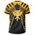 Hawaii Kanaka Football Jersey Polynesian T Shirt Black & Yellow Victor Style - Polynesian Pride