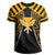 Hawaii Kanaka Football Jersey Polynesian T Shirt Black & Yellow Victor Style - Polynesian Pride