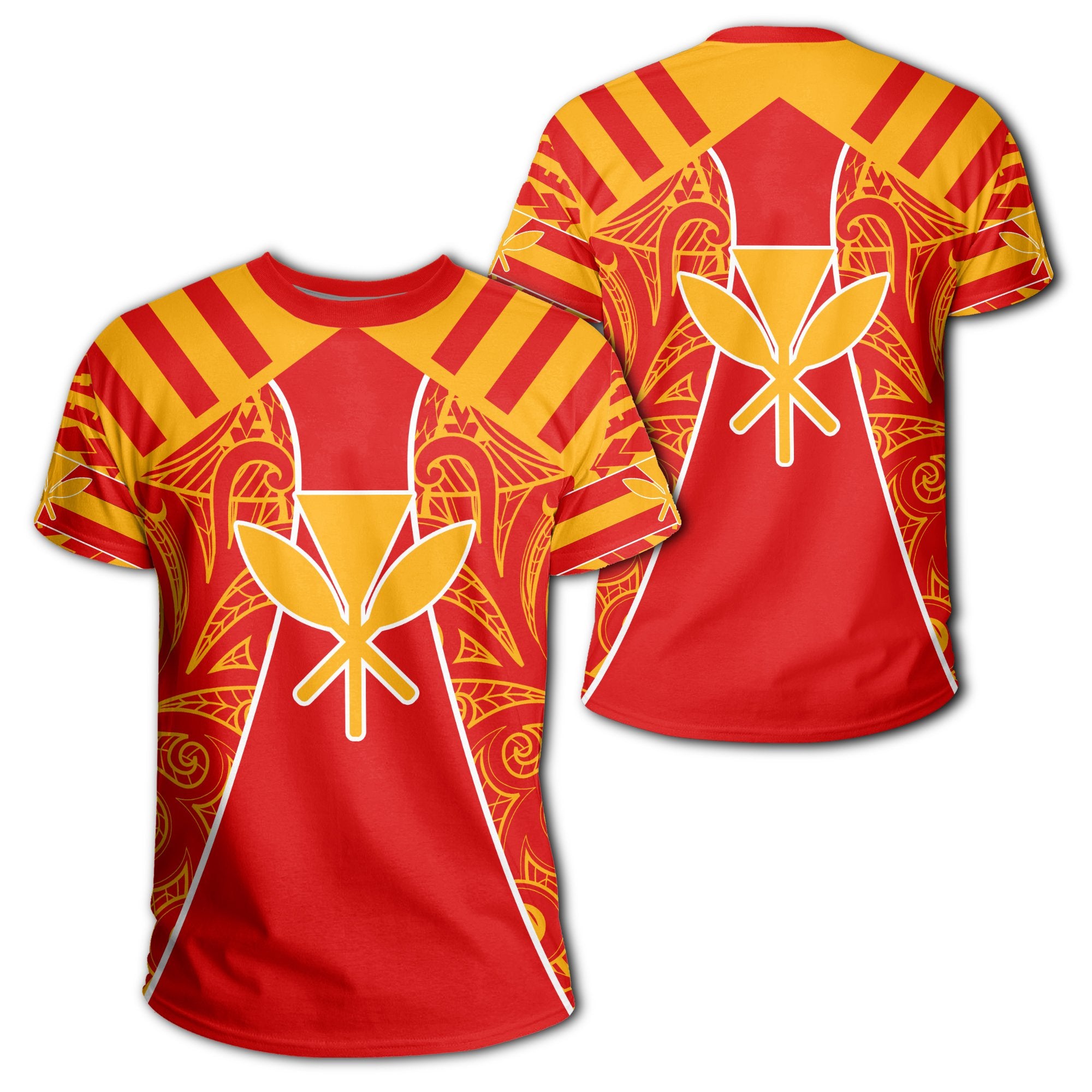 Hawaii Kanaka Football Jersey Polynesian T Shirt Royal Victor Style Unisex Royal - Polynesian Pride