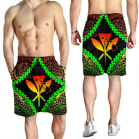 Hawaii Kanaka Kakau Polynesian Men's Shorts - AH - Polynesian Pride