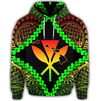 Hawaiian Kanaka Kakau Polynesian Hoodie - Polynesian Pride