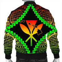 Hawaii Kanaka Kakau Polynesian Bomber Jacket - AH - Polynesian Pride