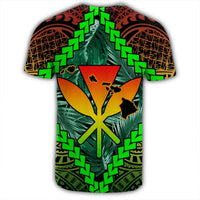 Hawaii Kanaka Kakau Tropical Polynesian T Shirt - Polynesian Pride