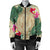 Hawaii Kanaka Maoli Palm Trees Turtle And Sharks Bomber Jacket - AH - Polynesian Pride