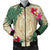 Hawaii Kanaka Maoli Palm Trees Turtle And Sharks Bomber Jacket - AH Black Unisex - Polynesian Pride