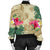 Hawaii Kanaka Maoli Plumeria Palm Trees Hammer Shark Bomber Jacket - AH - Polynesian Pride