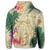 Hawaiian Kanaka Maoli Polynesian Flowers Turtle Hoodie - Polynesian Pride