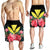 Hawaii Kanaka Tropical Hibiscus Men's Shorts - AH - Polynesian Pride