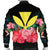 Hawaii Kanaka Tropical Hibiscus Bomber Jacket - AH - Polynesian Pride