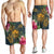 Hawaii Kanaka Turtle Hibiscus Plumerian Polynesia Men's Shorts - Alena Style - AH - Polynesian Pride