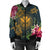 Hawaii Kanaka Turtle Hibiscus Plumerian Polynesia Bomber Jacket - Alena Style - AH - Polynesian Pride