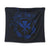 Hawaii Kanaka Turtle Hibiscus Polynesian Tapestry - Anthea Style Blue - AH Wall Tapestry Black - Polynesian Pride