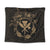 Hawaii Kanaka Turtle Hibiscus Polynesian Tapestry - Anthea Style Gold - AH Wall Tapestry Black - Polynesian Pride