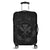 Hawaii Kanaka Turtle Hibiscus Polynesian Luggage Covers - Anthea Style Gray - AH Black - Polynesian Pride