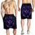 Hawaii Kanaka Turtle Hibiscus Polynesian Men's Shorts - Anthea Style Purple - AH - Polynesian Pride