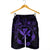 Hawaii Kanaka Turtle Hibiscus Polynesian Men's Shorts - Anthea Style Purple - AH - Polynesian Pride