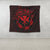 Hawaii Kanaka Turtle Hibiscus Polynesian Tapestry - Anthea Style Red - AH - Polynesian Pride