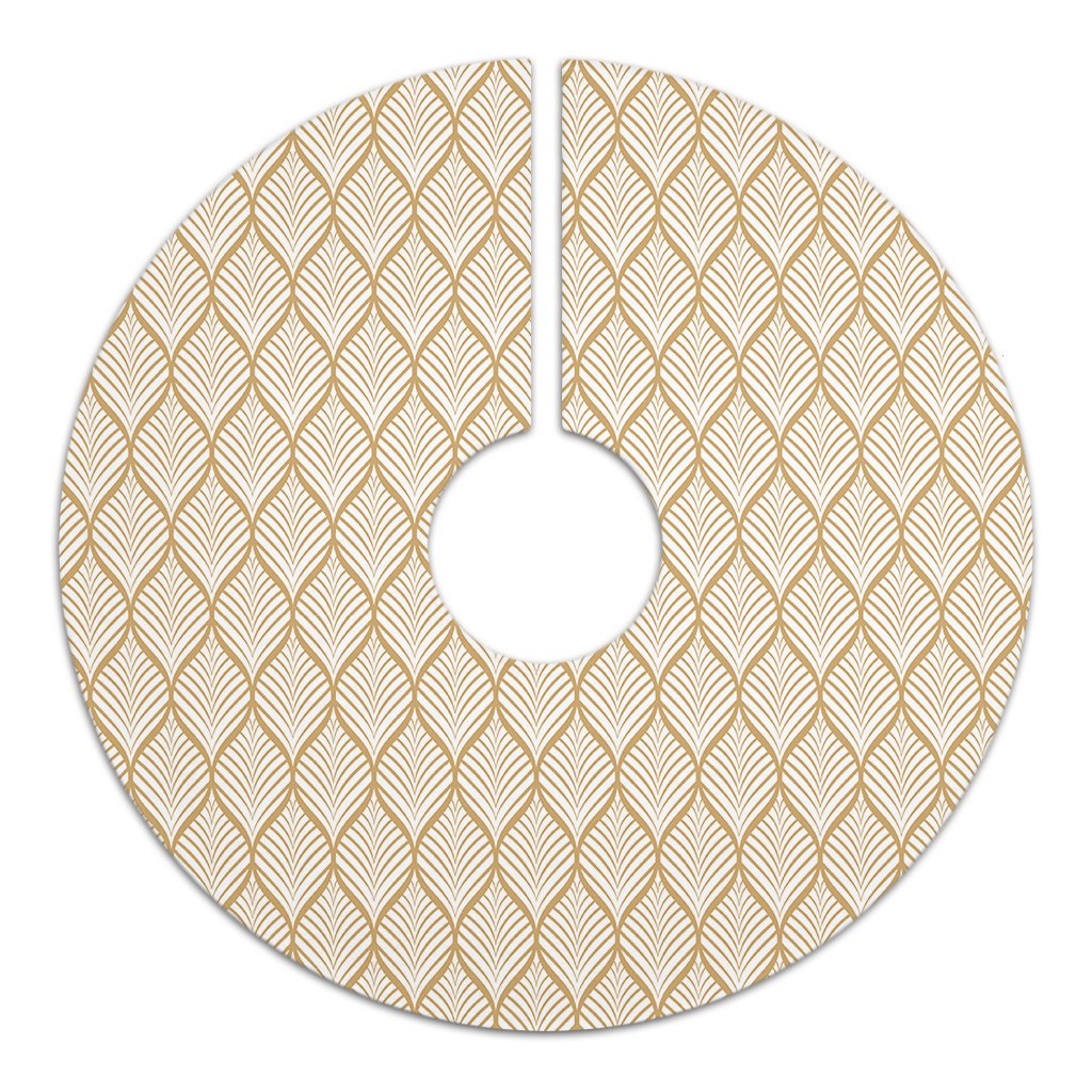 Hawaii Leaves Seamless Pattern Tree Skirt - Polynesian Pride