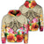 Hawaiian Manta Ray Tropical Hibiscus Plumeria Polynesian Hoodie Unisex Art - Polynesian Pride