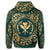 Hawaiian Map Classic Floral Hoodie Green - Polynesian Pride