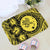 Hawaii Map Honu Hibiscus Polynesian Door Mat Yellow AH - Polynesian Pride