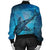 Hawaii Map Kanaka Galaxy Shark Bomber Jacket - AH - Polynesian Pride